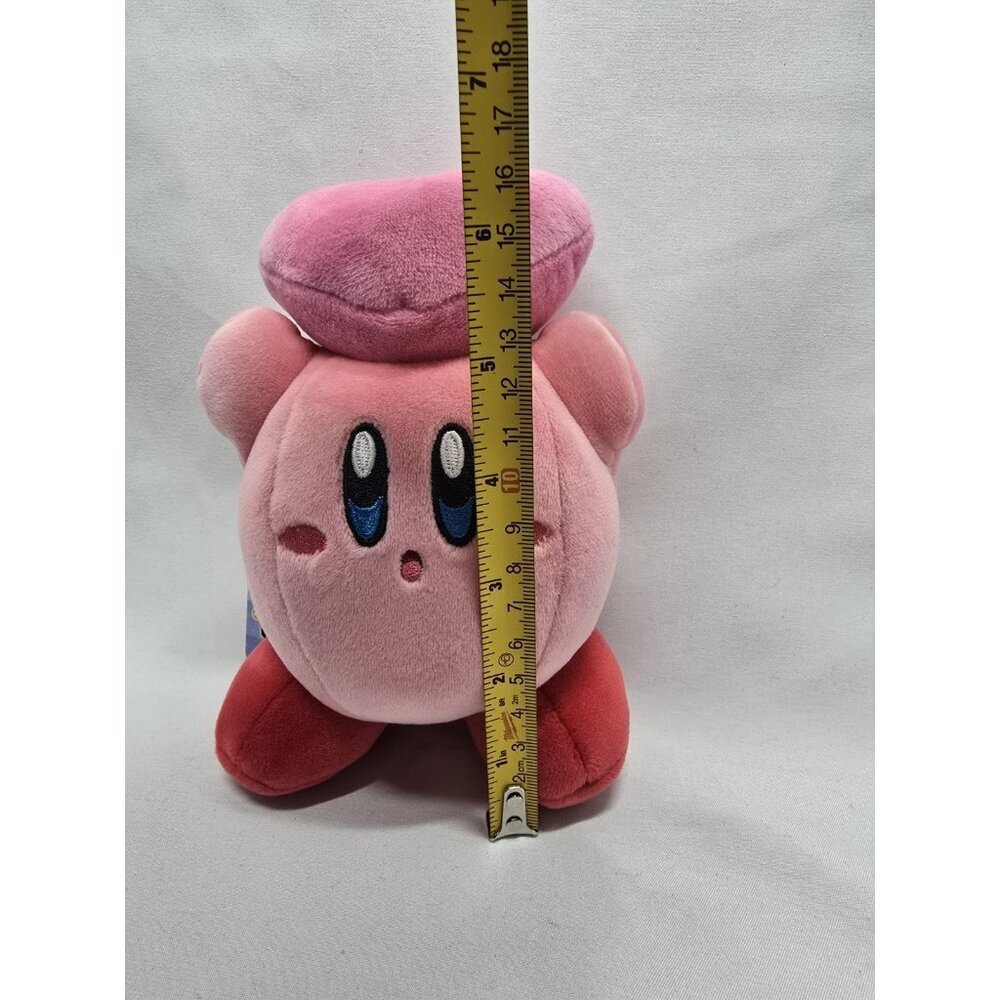 Kirby Club Mocchi Mocchi  Kirby with heart Plush Tomy 6.5" Stuffed Toy - Picture 3 of 7